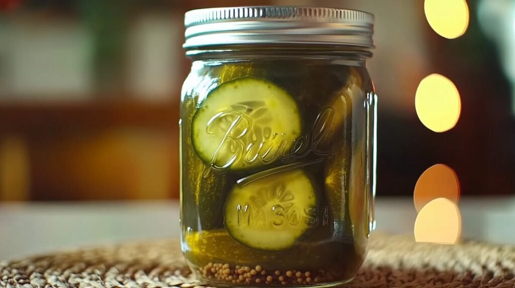 Courgettes au curry en bocal