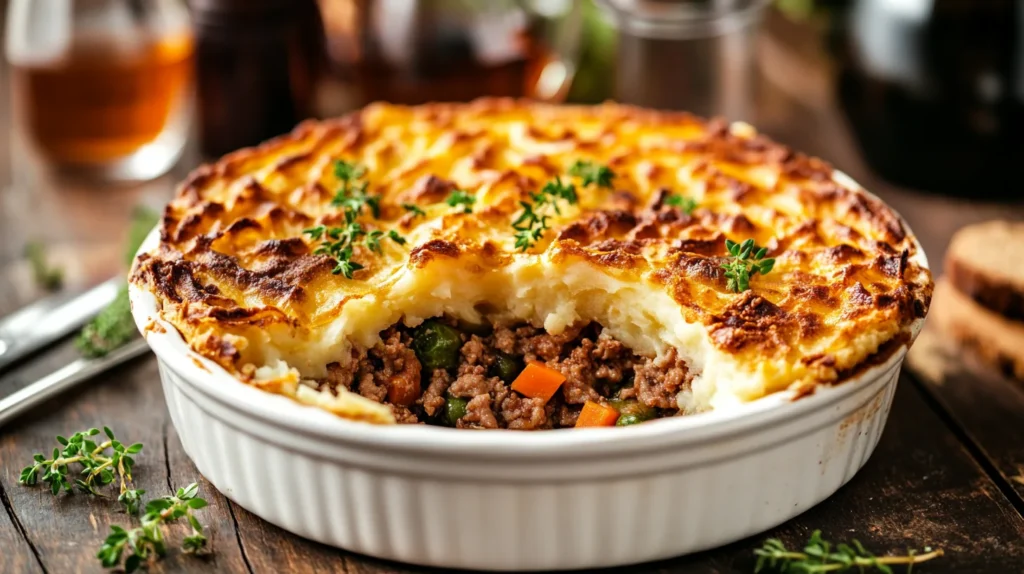 Hachis parmentier de confit de canard fondant