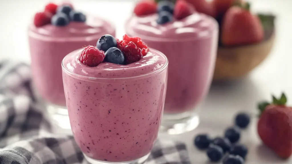 Smoothie façon dessert