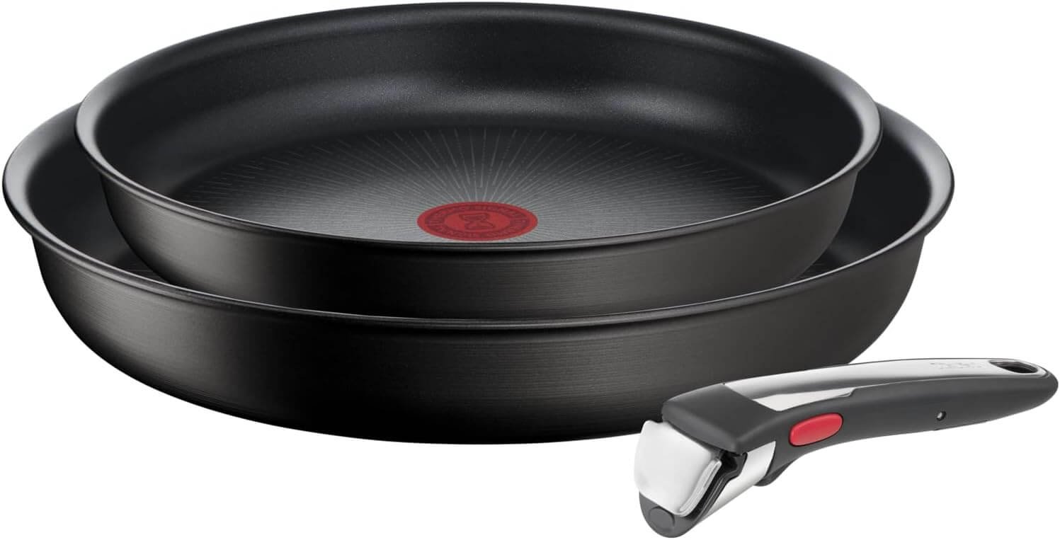 Tefal Ingenio Lot de 2 poêles + poignée amovible