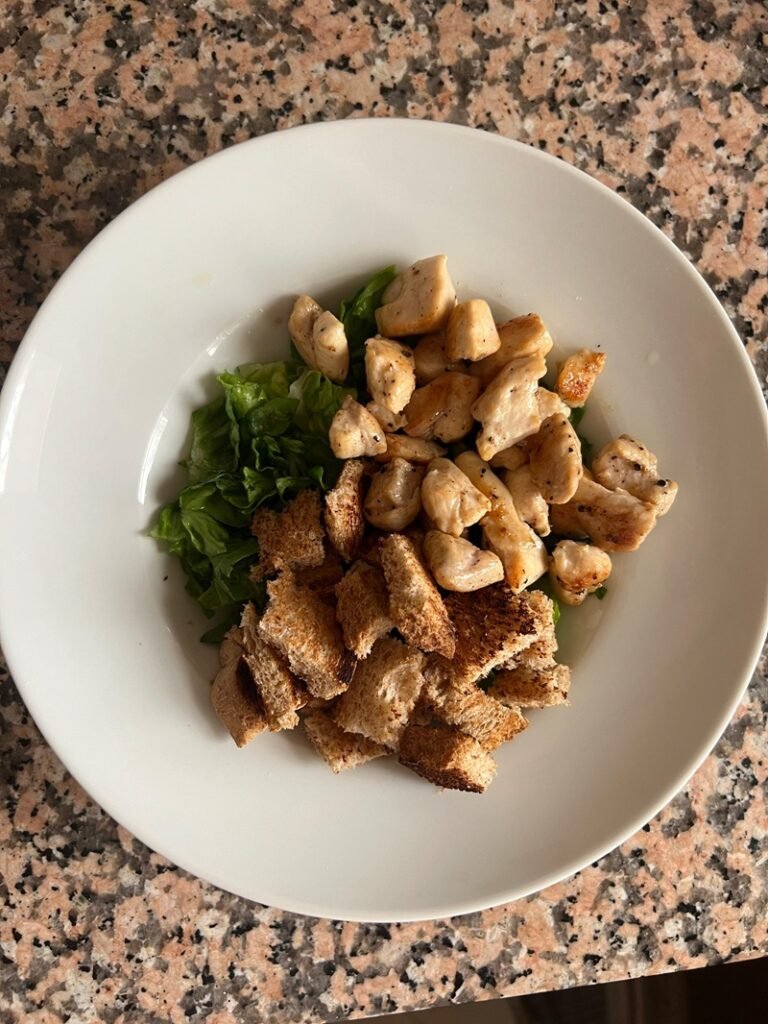 Ingrédients de la salade
